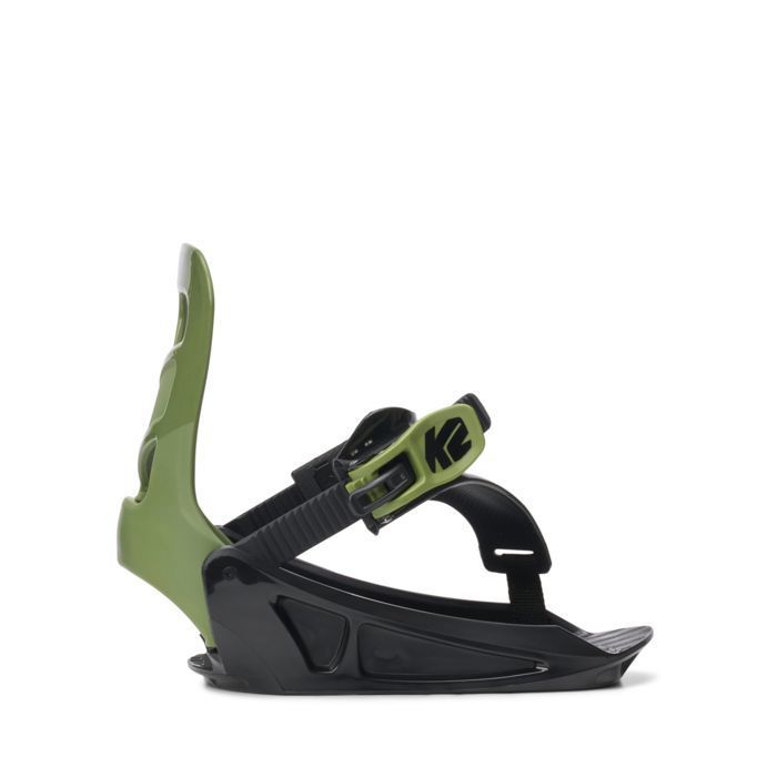 K2 Lil Mini groene snowboardbindingen voor jongens - maat S