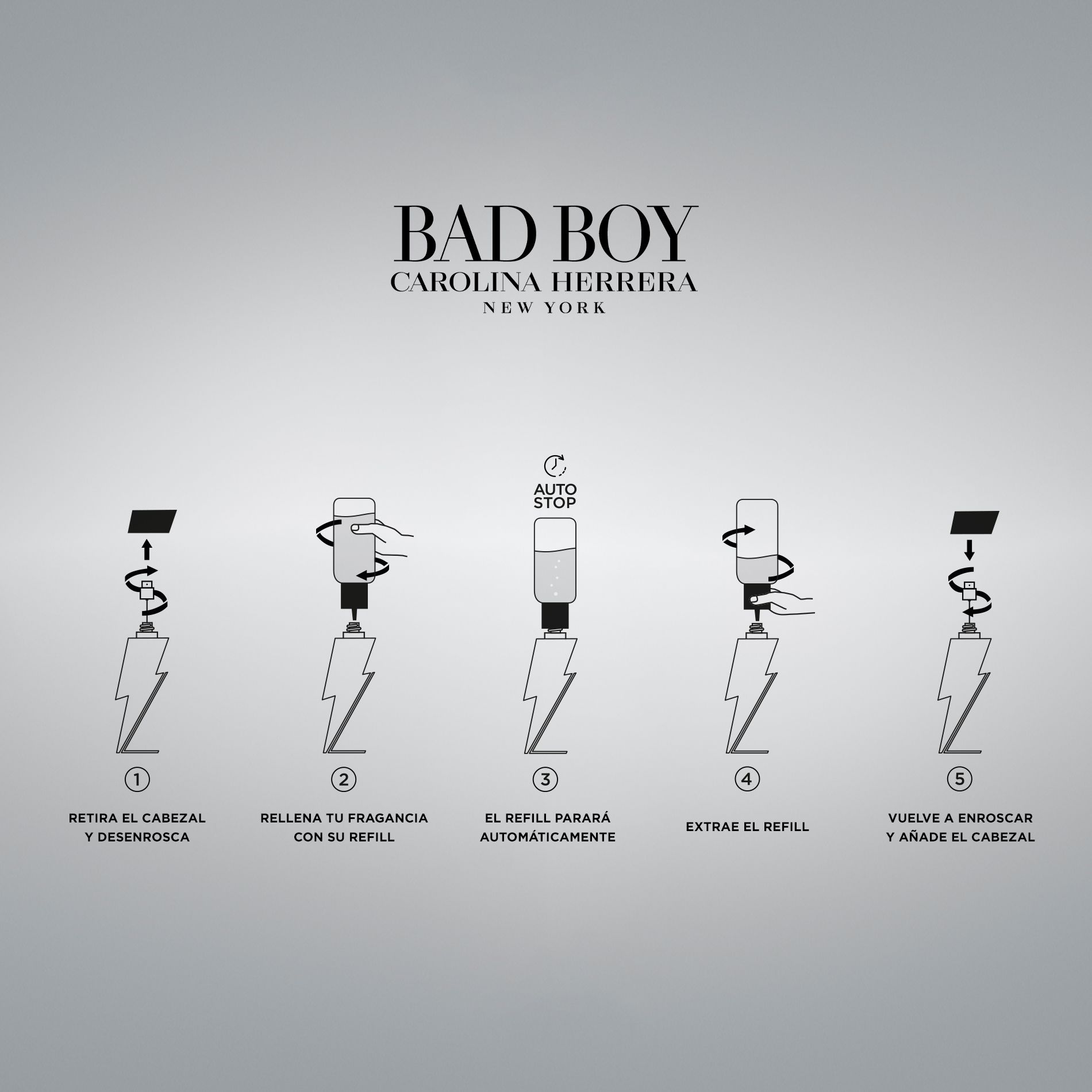 „Bad Boy“ tualetinio vandens papildymas Vyriški odekolonai