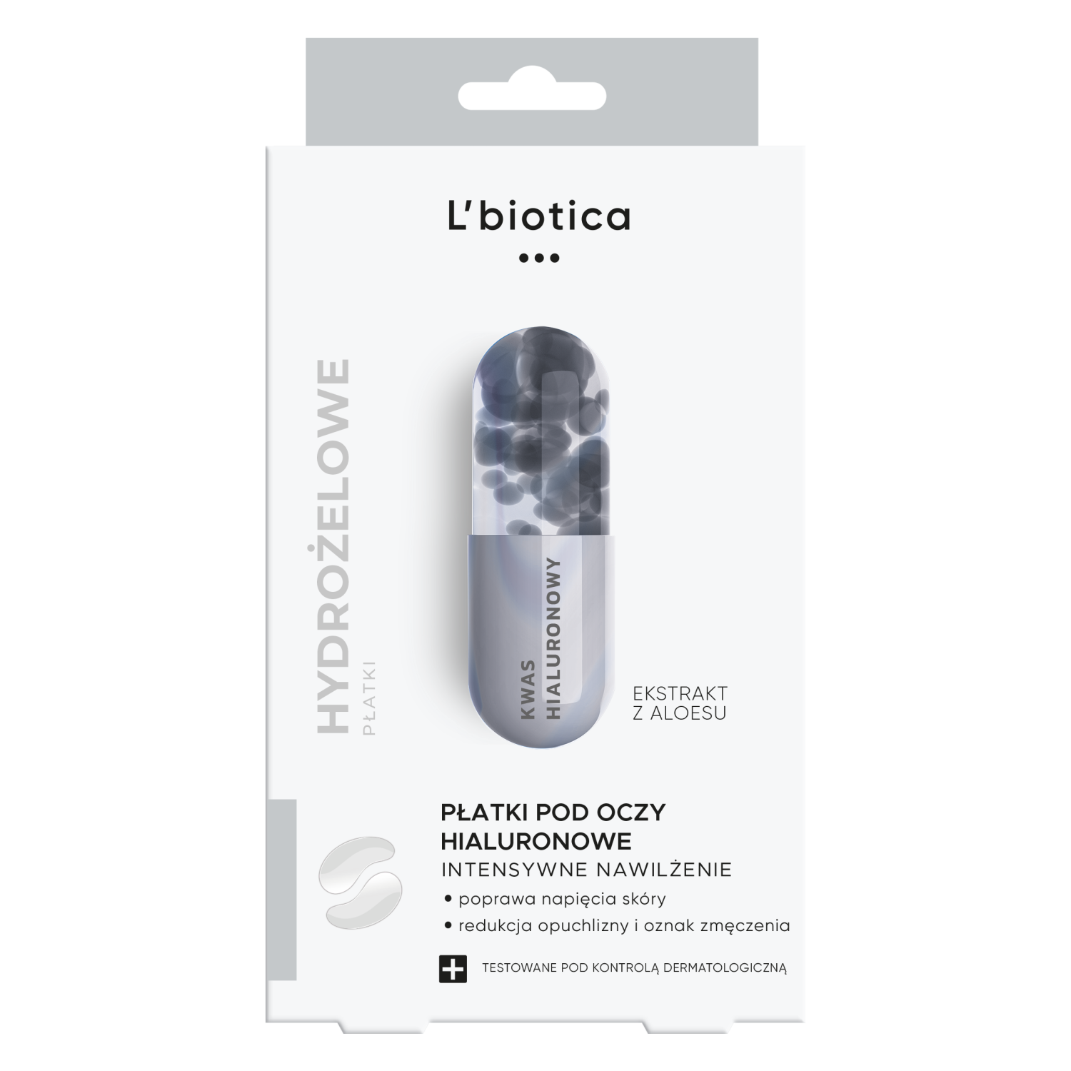 L'Biotica øyeplaster med hyaluronsyre, 2 stk.