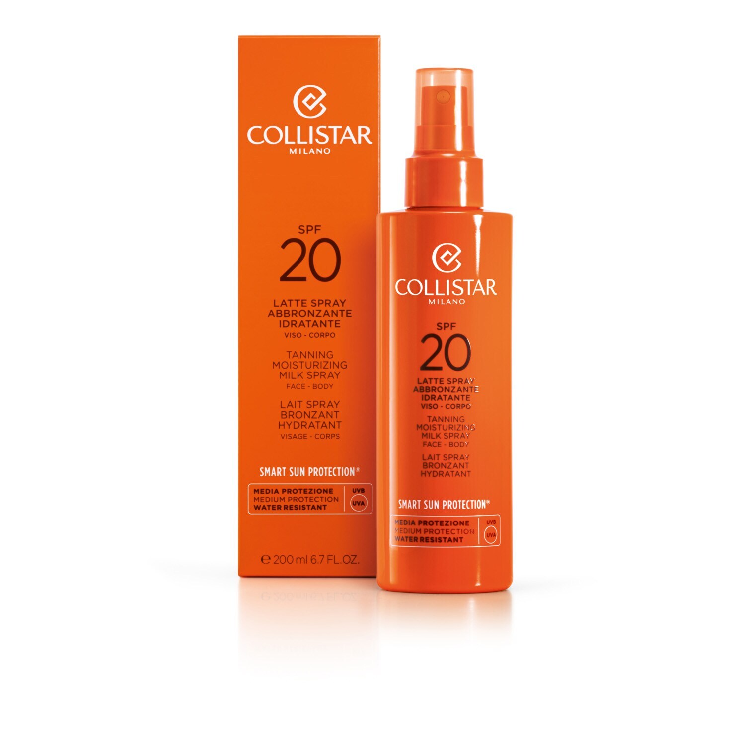 Spray hidratant bronzant SPF 20