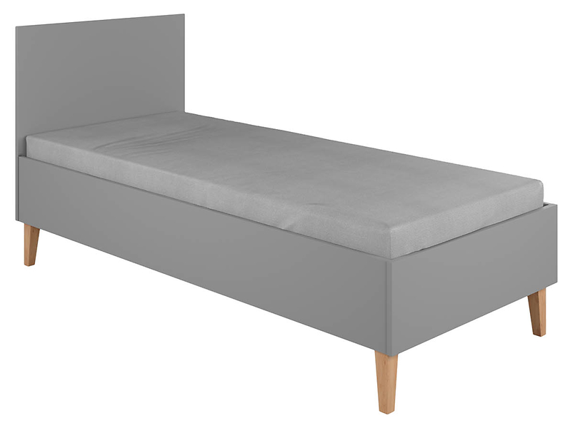 Łóżko Kubi 180x80 szare