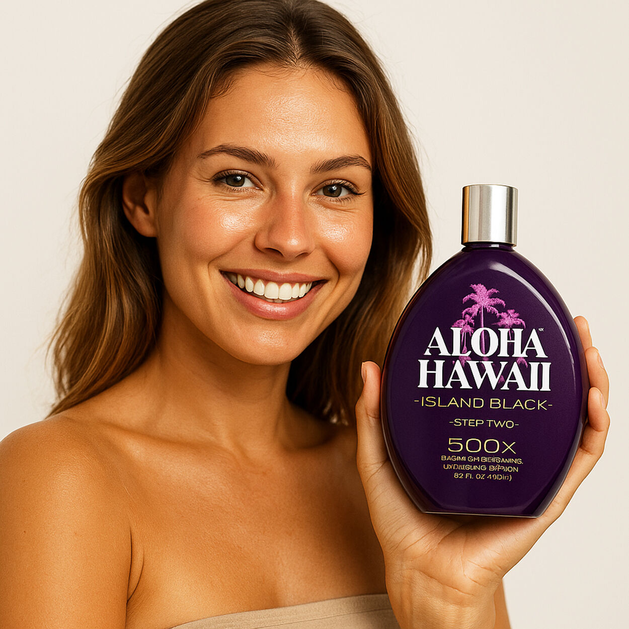 Tan Inc. Aloha Hawaii Island Black