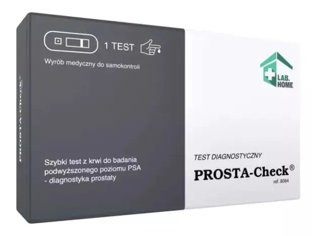 LabHome Prosta-Check, Szybki test z krwi do badania podwyższonego poziomu PSA