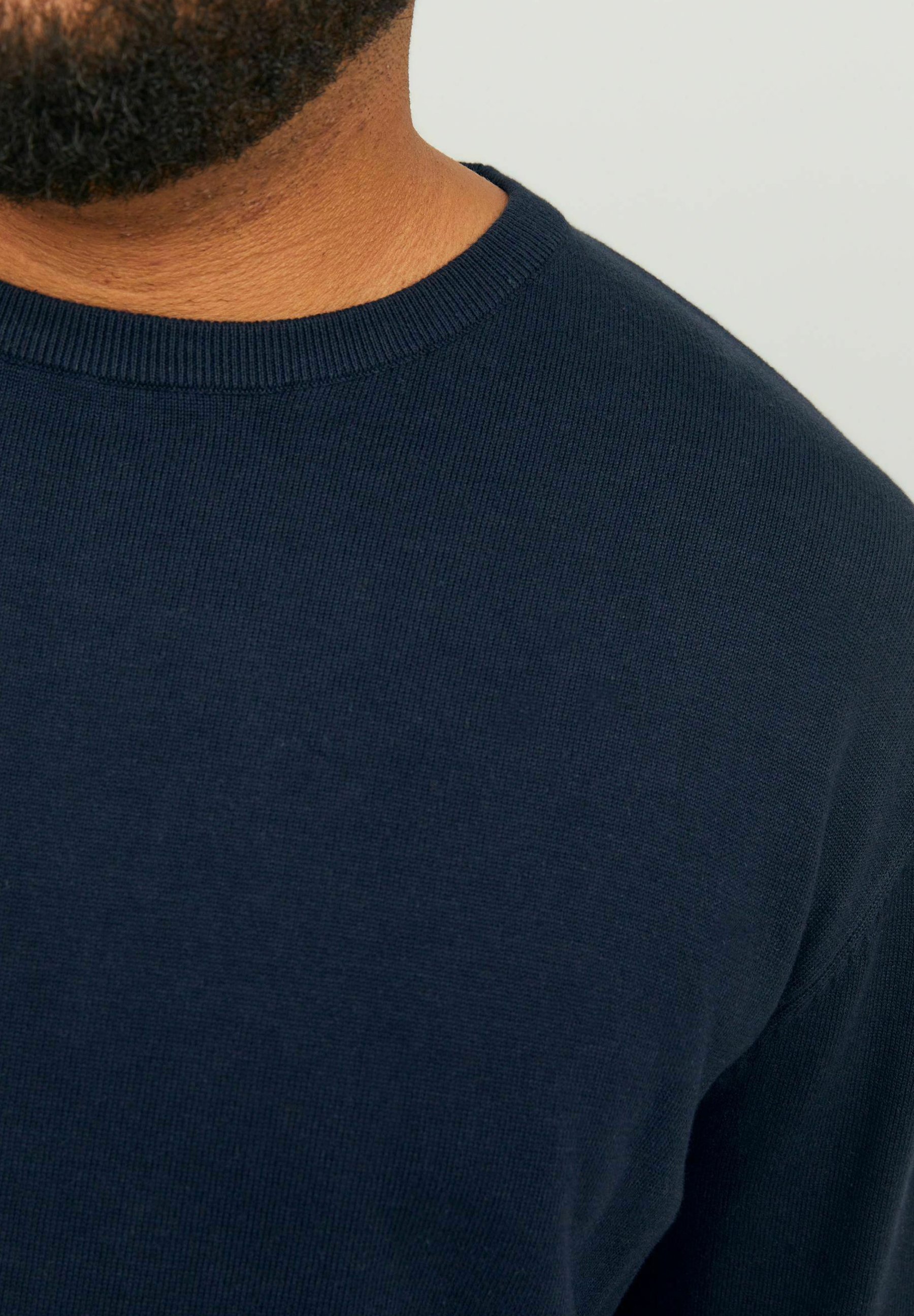 Jack & Jones JJEBASIC CREW NECK - Trui - marineblauwe blazer