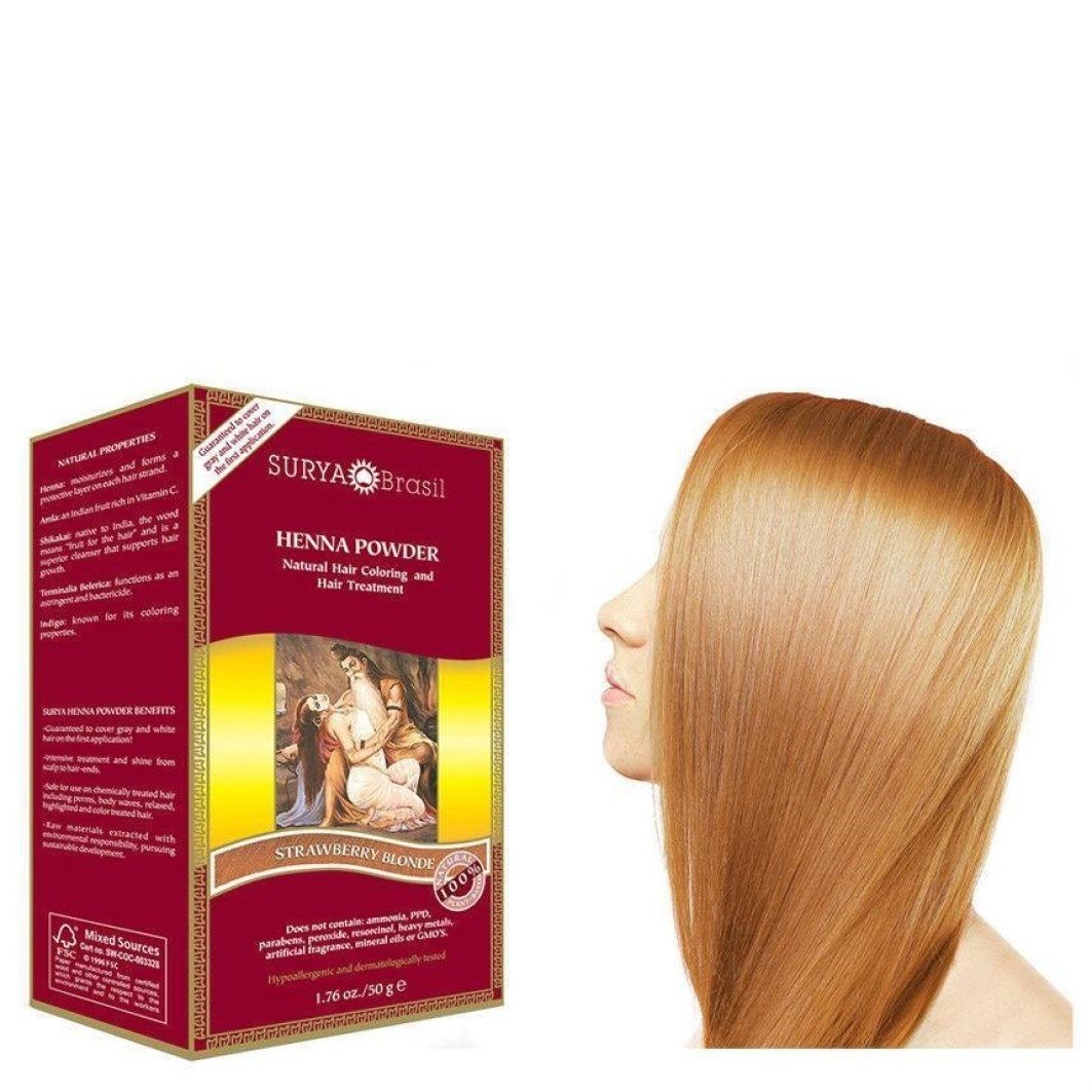Surya Brasil boja za kosu, kana u prahu - 50 g