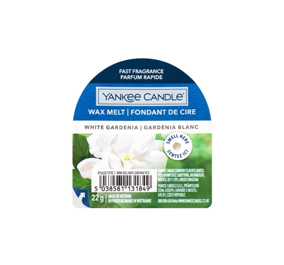 Yankee Candle wosk zapachowy do kominków White Gardenia 22 g