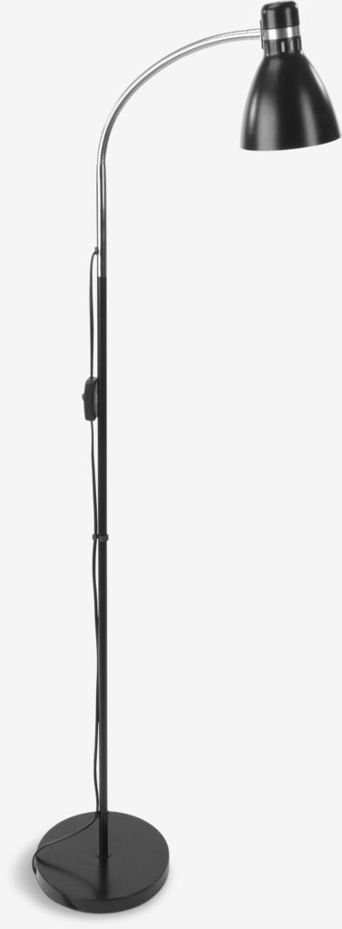 HANSSON HANSSON podna lampa V155 cm crna