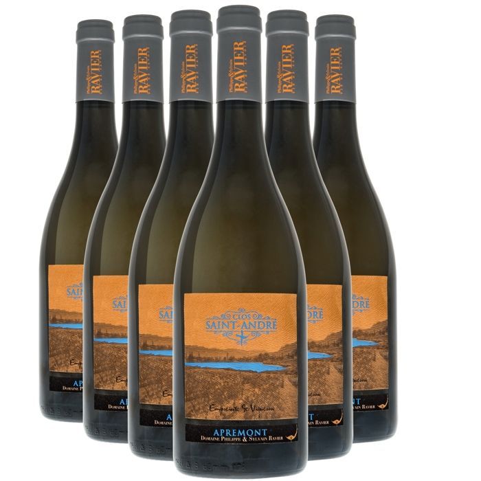 Philippe and Sylvain Ravier Vin de Savoie Apremont Le Clos Saint André 2024 - White Wine from Savoie - Bugey (6x75cl)
