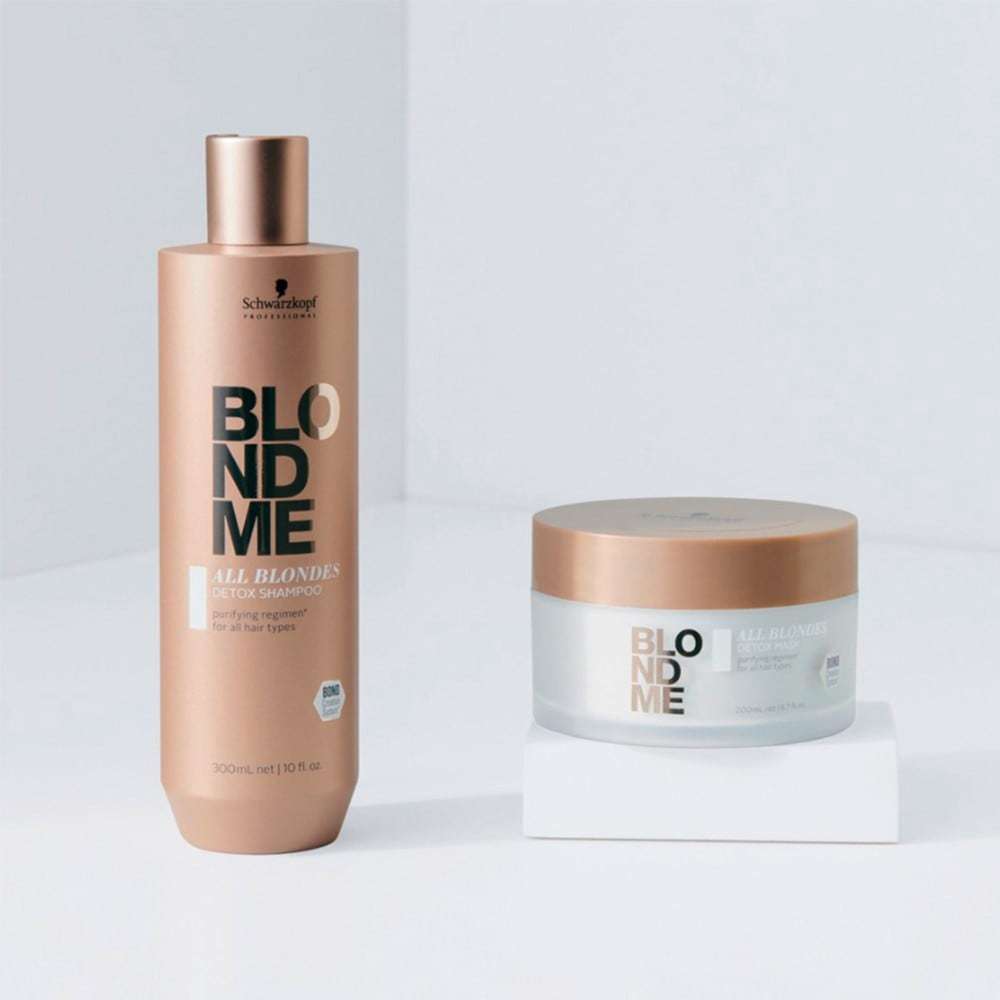 Schwarzkopf Professional šampon za lase BLONDE All Blondes Detox lepilo za trepalnice - 300 ml