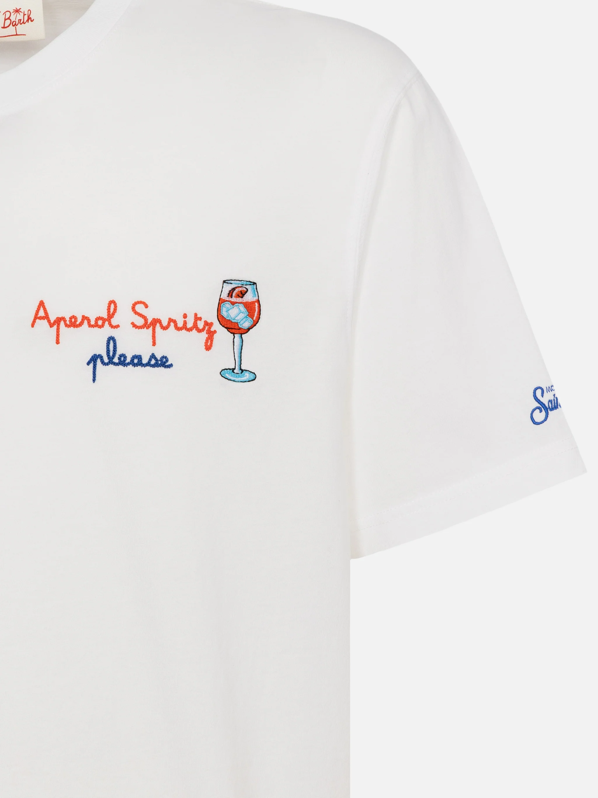 T-shirt Portofino in jersey di cotone classic fit con ricamo Aperol Sp