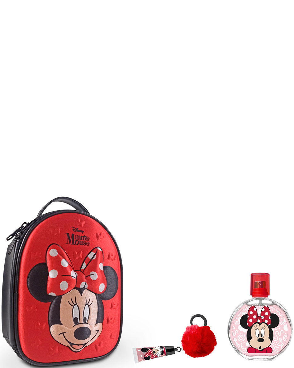 DISNEY DISNEY C&S MINNIE MOUSE SET: EAU DE TOILETTE   LIPGLOSS   RUGZAK