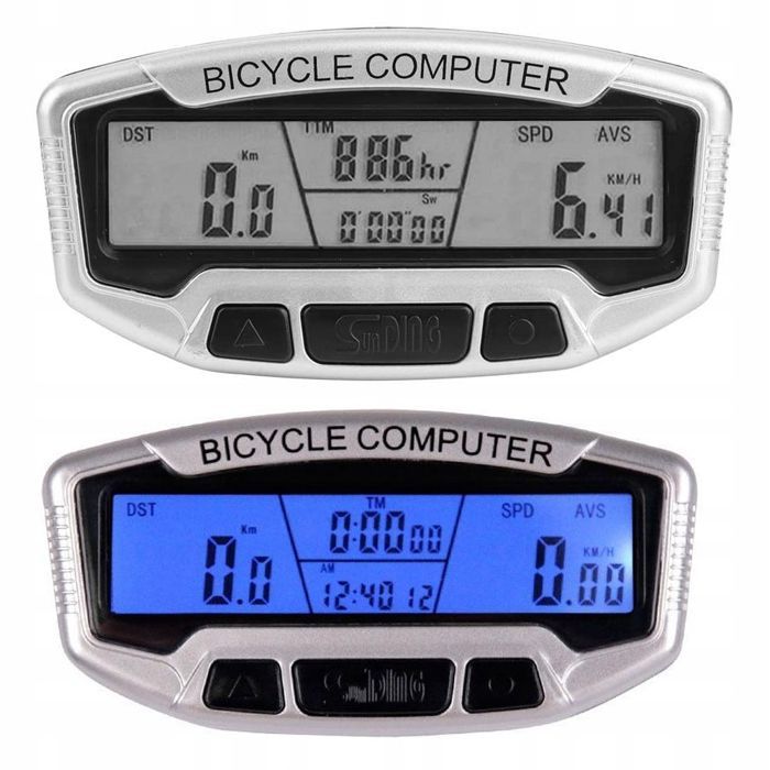 Cobye Waterproof LCD Bike Computer with 28 Functions – Cyclometer, Odometer, Average Speed, Distance Traveled, for Mountain and Road Bikes