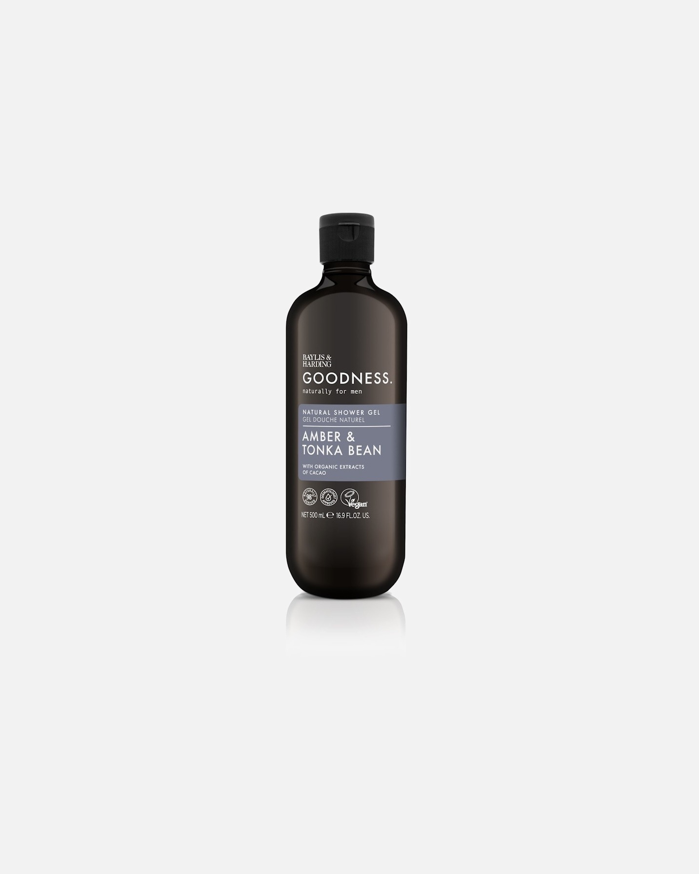 Sprchový gél Baylis & Harding Goodness Jantár a tonka fazuľa - 500 ml