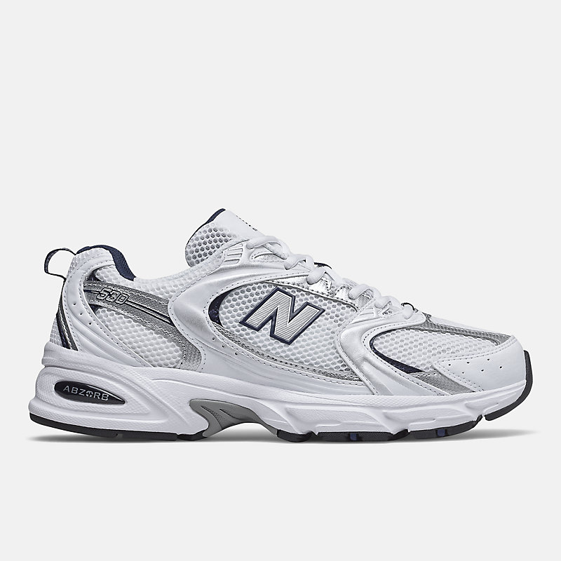 Unisex 530 - White with natural indigo