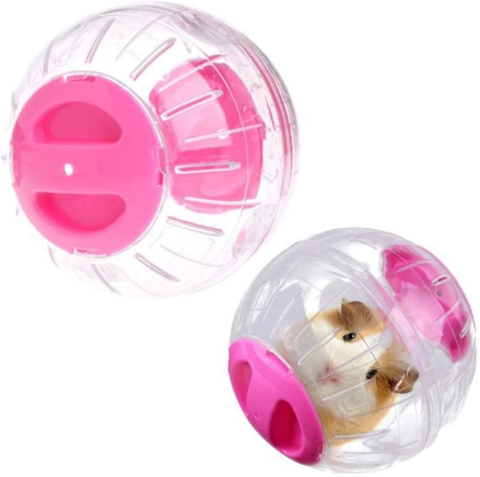 Gymnastikball - KEINER - Hamster - Rosa - Kunststoff - 12 cm