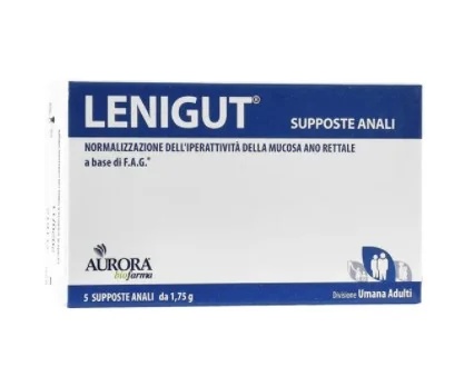 Lenigut anale zetpillen, 5 stuks