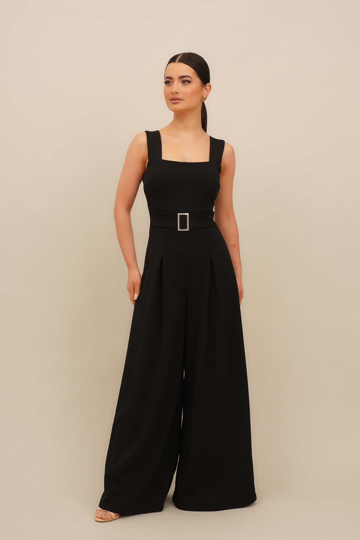 WAL G PETITE ASH BELT - Jumpsuit - schwarz