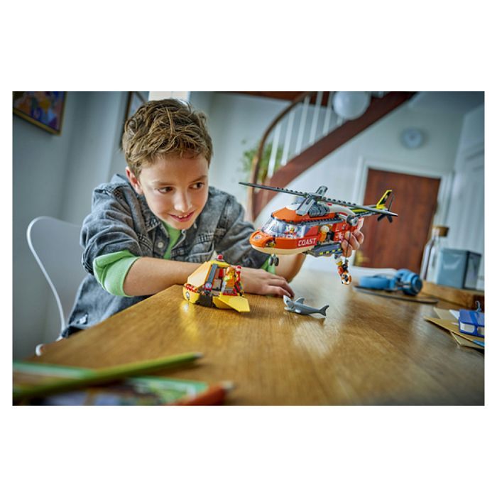 LEGO City 60503 Elicottero della Guardia Costiera - Set di costruzioni per bambini dai 7 anni in su - Idea regalo