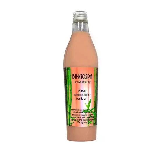 BingoSpa Spa & Beauty gorzka czekolada do kąpieli z olejem Maqui Berry 400 ml