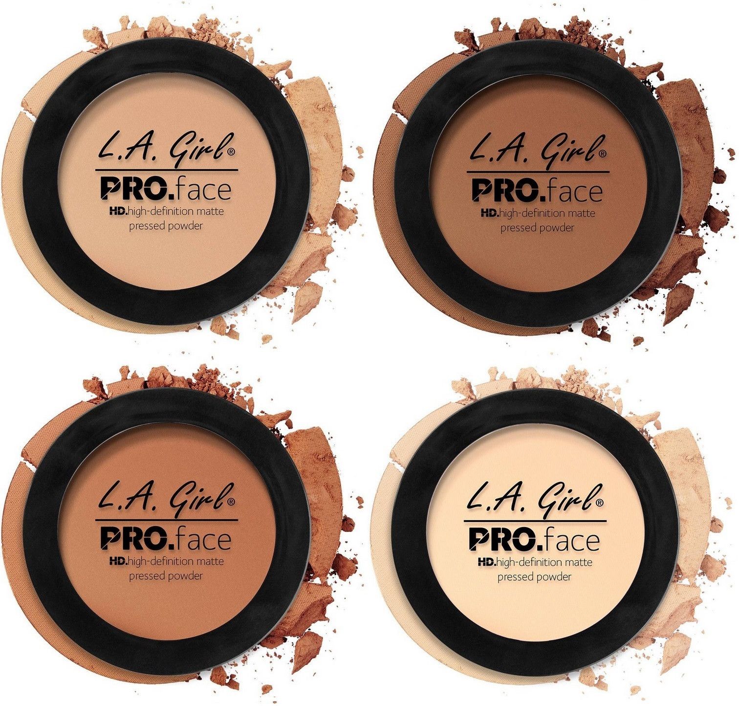 „Pro Face Pressed Powder“ makiažo pudra Kompresuota ir biri pudra