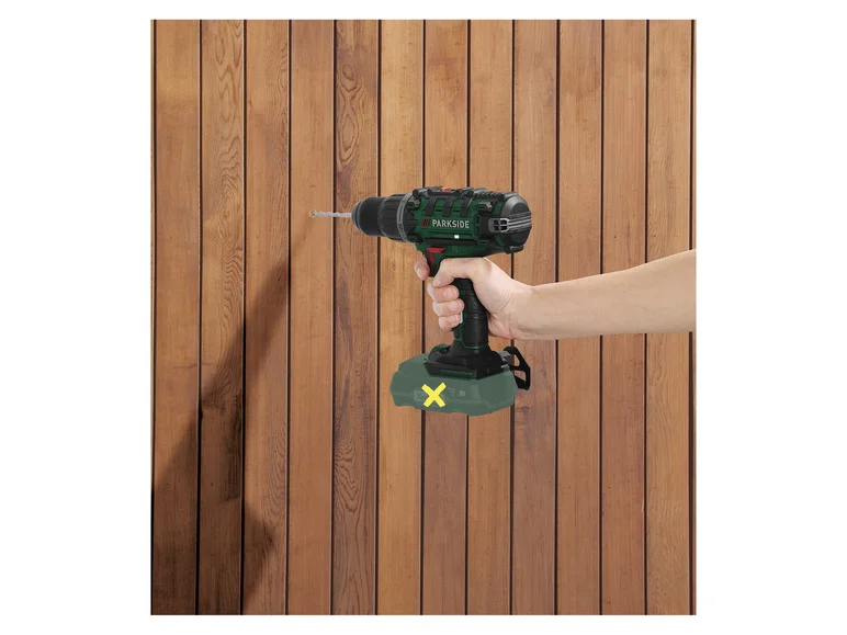 PARKSIDE® 20V batteridrevet drill/skrutrekker PABS 20-Li G8, 20V
