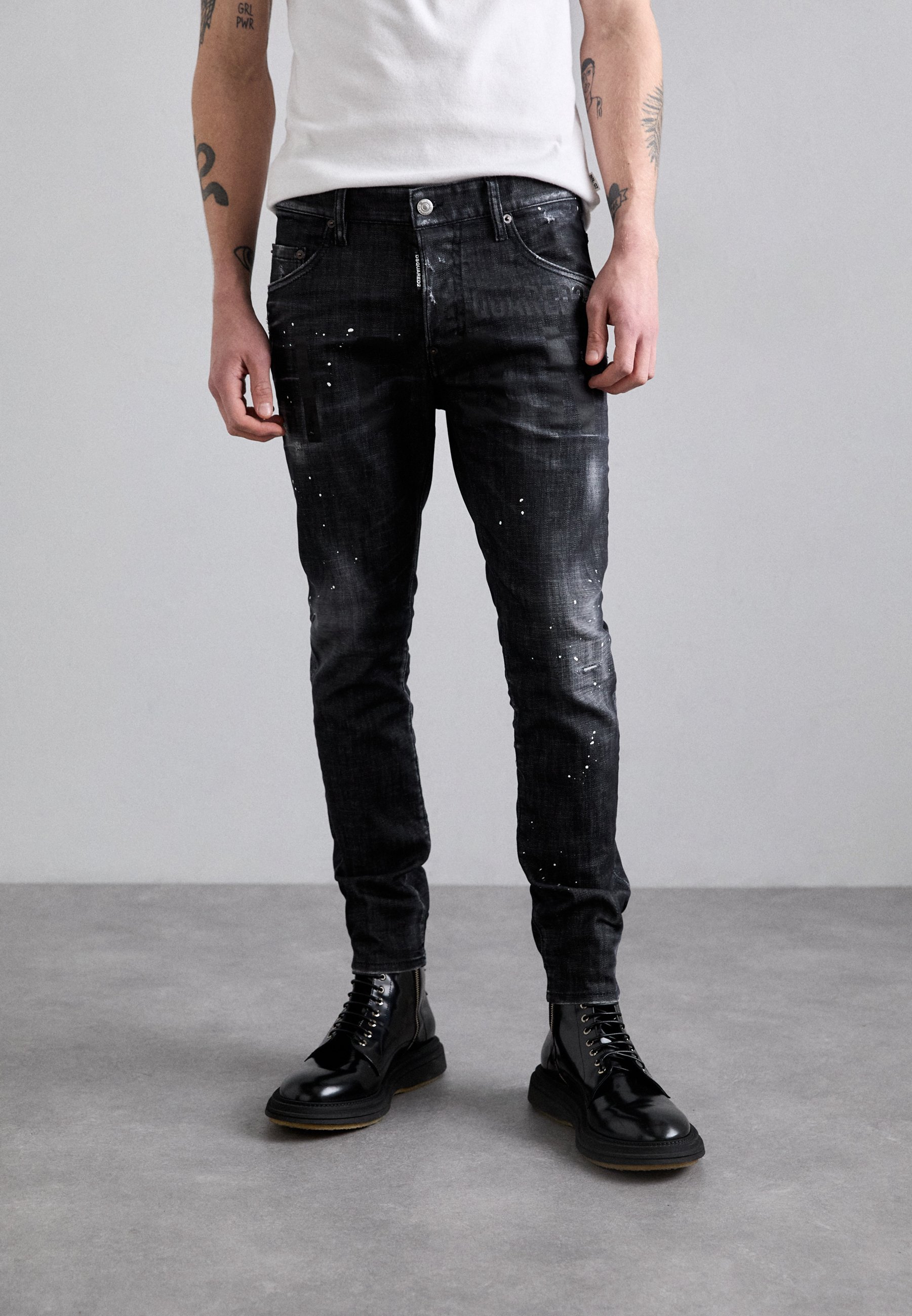 DSQUARED2 ICON 5 POCKETS - Jean slim noir