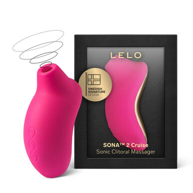 Lelo Sona 2 Cruise Cerise -klitorisstimulaattori 1 kpl 1 kpl