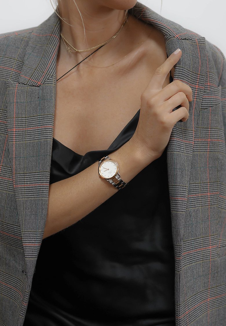 Daniel Wellington Iconic Link Lumine – 28 mm – Uhr – roségoldfarben