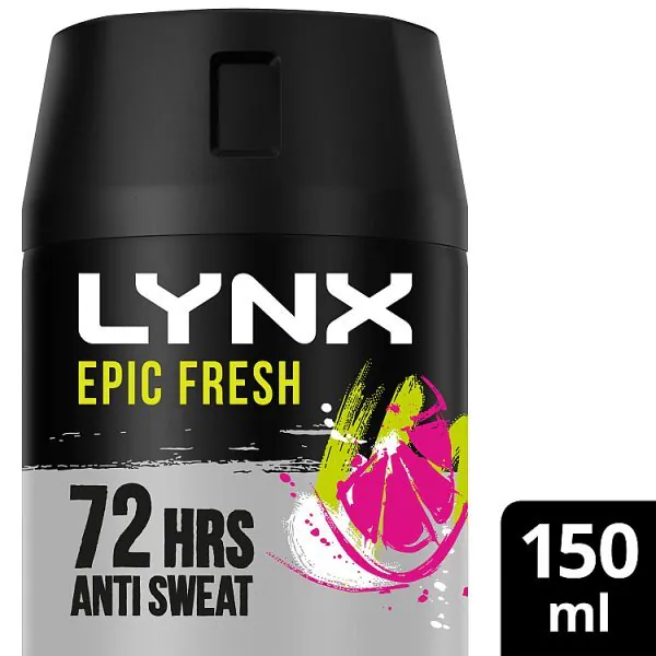 Deodorante antitraspirante spray Lynx Epic Fresh 150ml