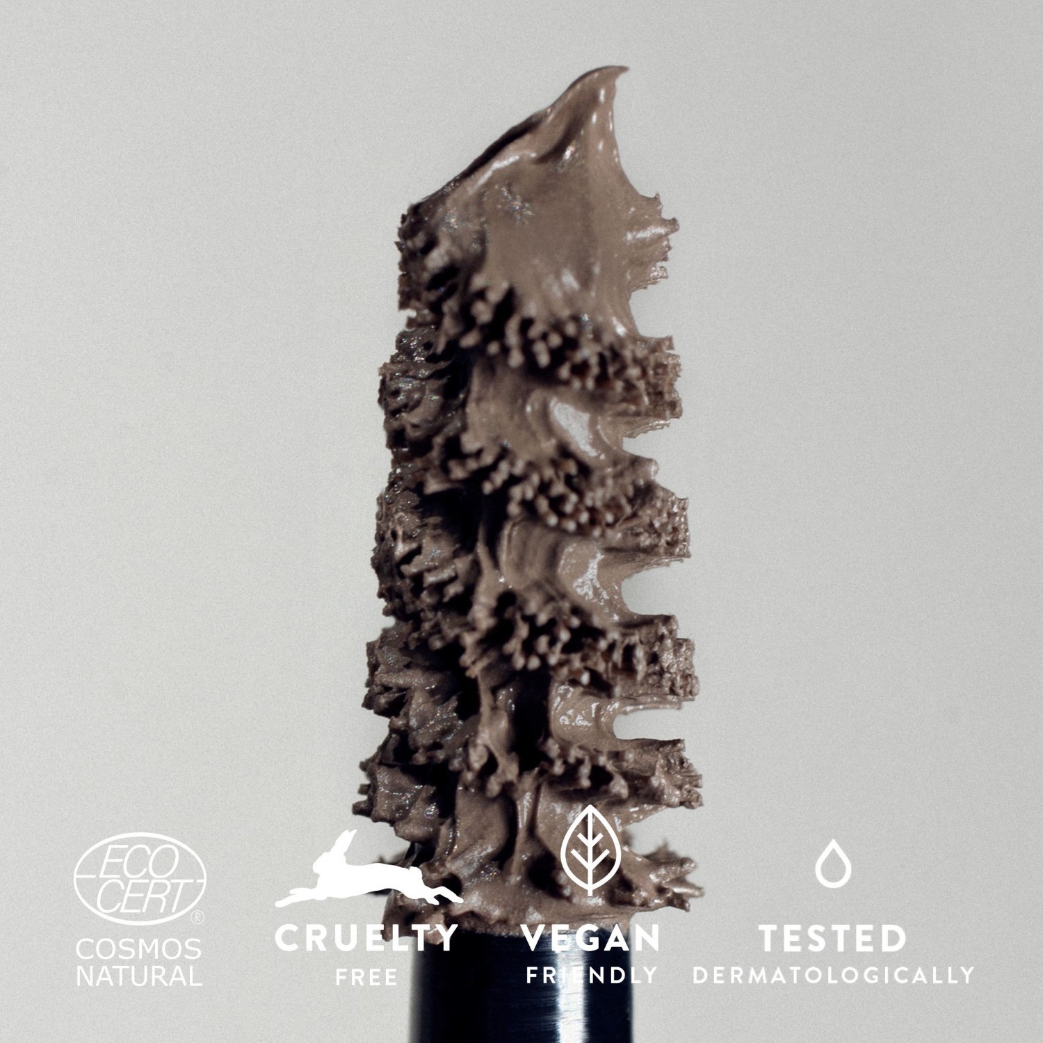 MÁDARA Gel za obrve Wax & Fix, tonirani gel za obrve, br. 4 tamnosmeđa - 4,25 ml