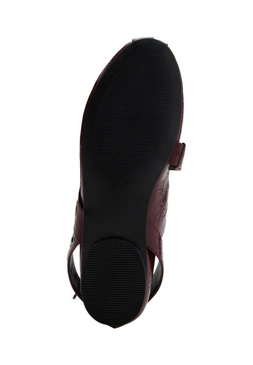Mango Kids BALLERINA TEEN - Ballerine con cinturino alla caviglia - bordeaux