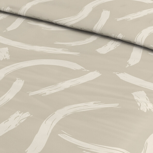 Mako satin bed linen, NG, beige