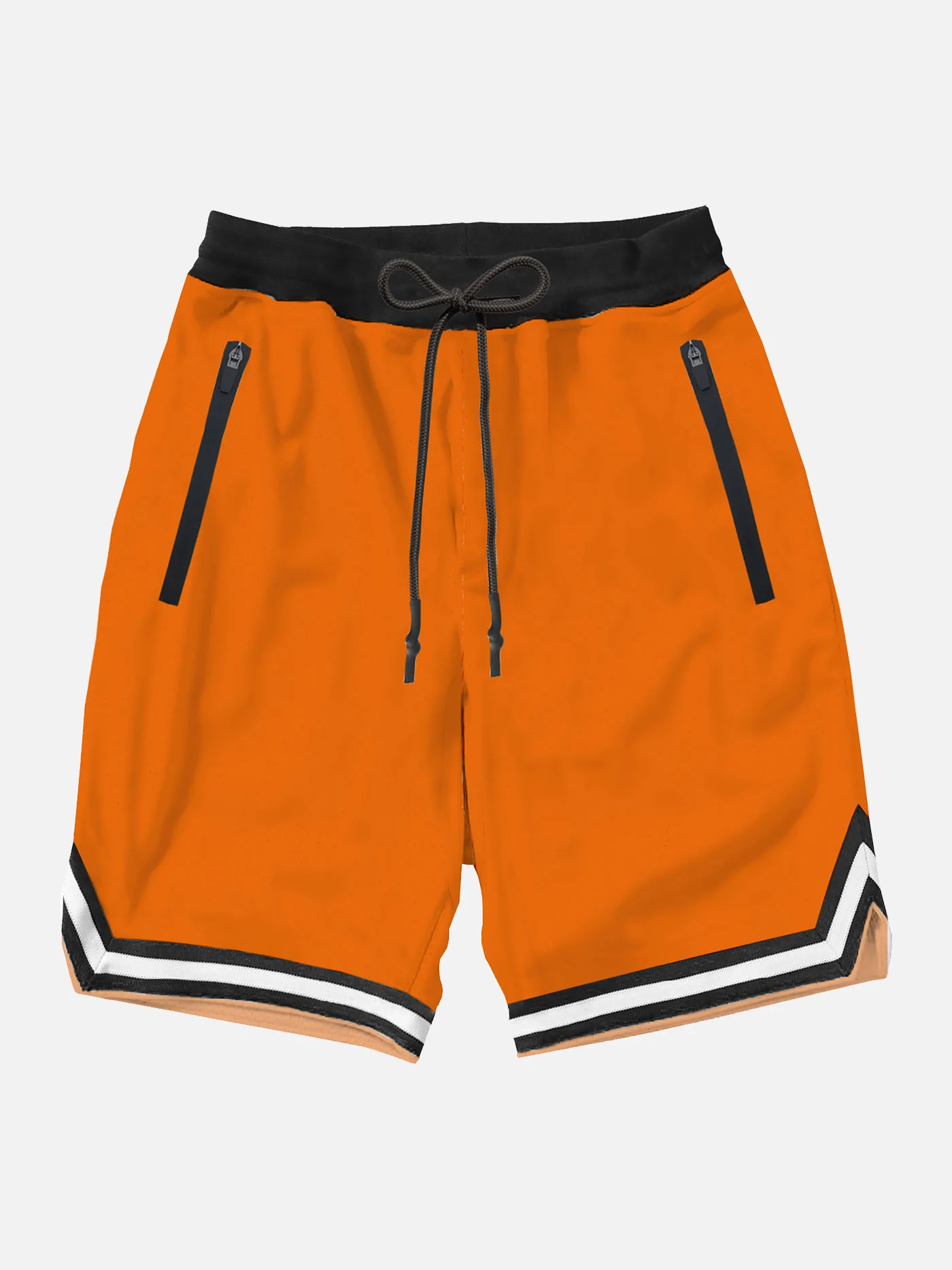 Fluorescerend oranje zwempak in surfstijl