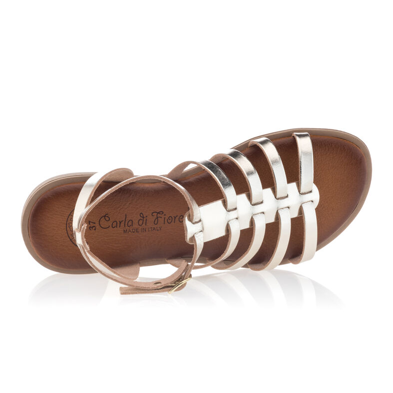Sandalias amarillas para mujer / Zapatos de punta abierta