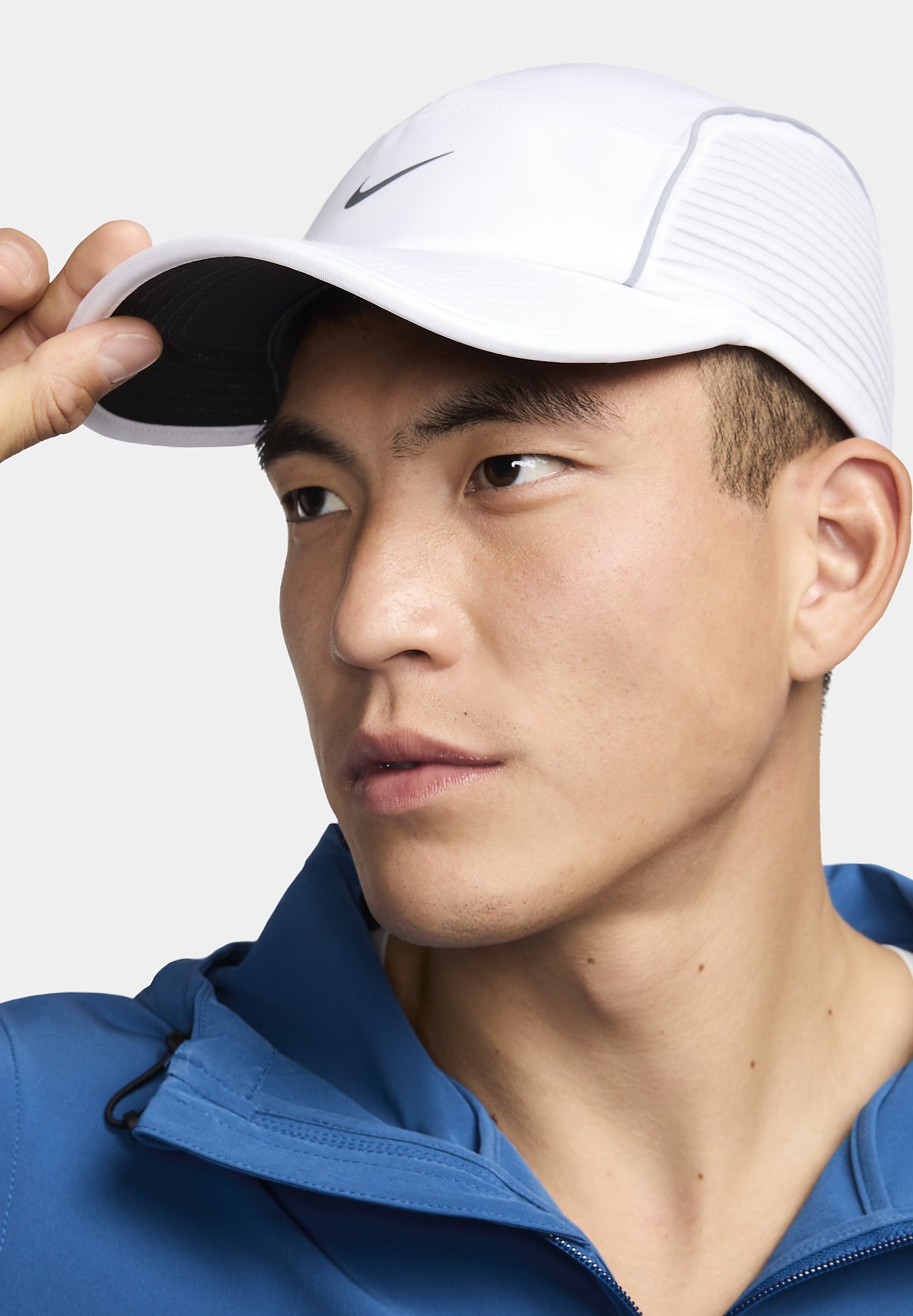 Nike Performance FLY UNISEX kepurė - balta/antracito/juoda