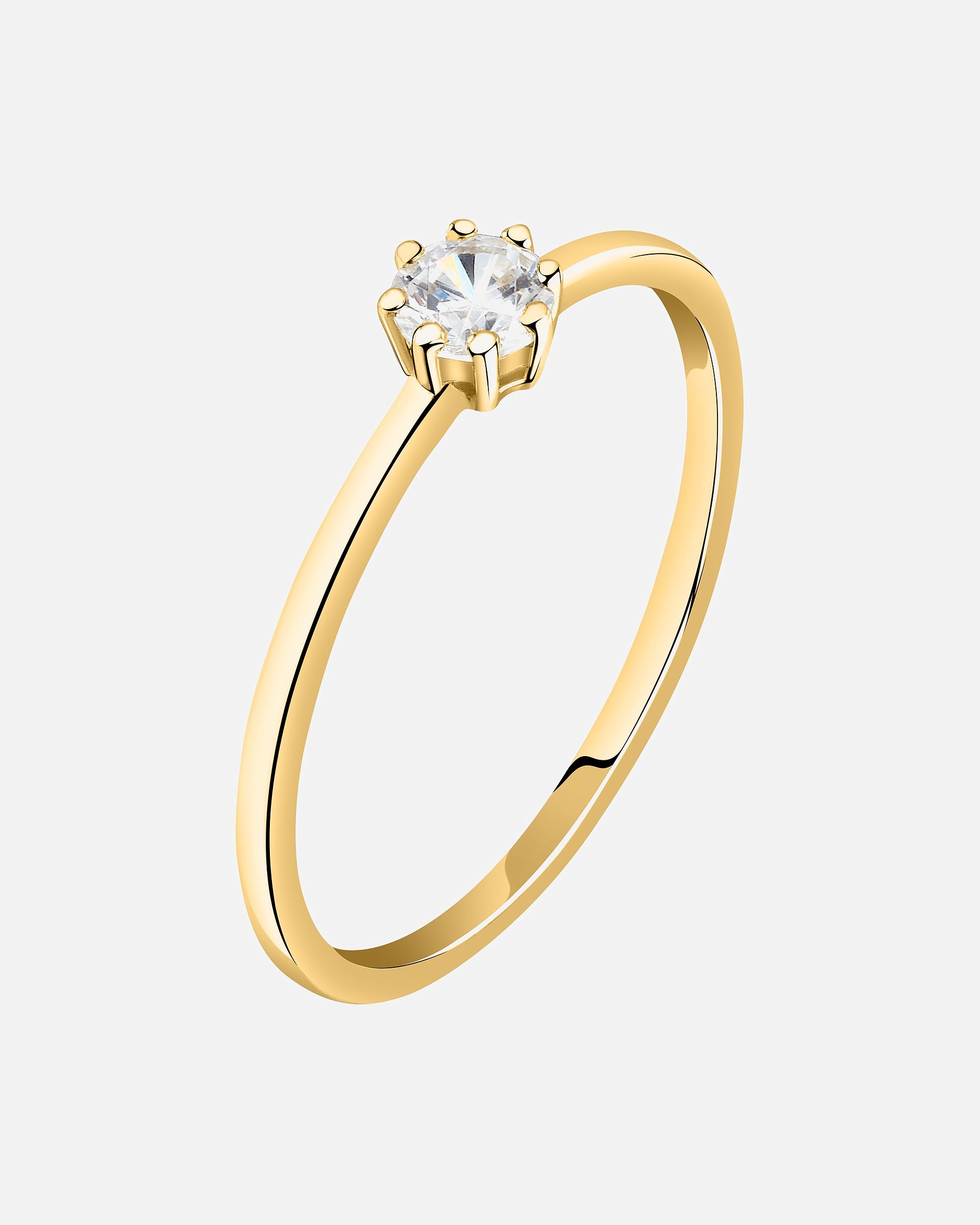 Live Diamond Bagues or jaune