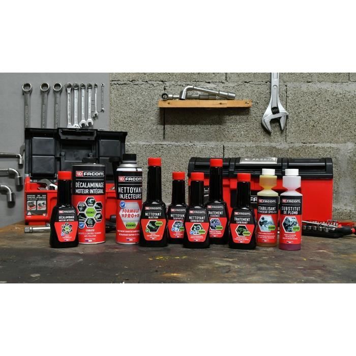 Detergente per iniettori carburante 600ml - FACOM - Pro+ - Formula concentrata - Elevatissimo potere pulente per il sistema di iniezione