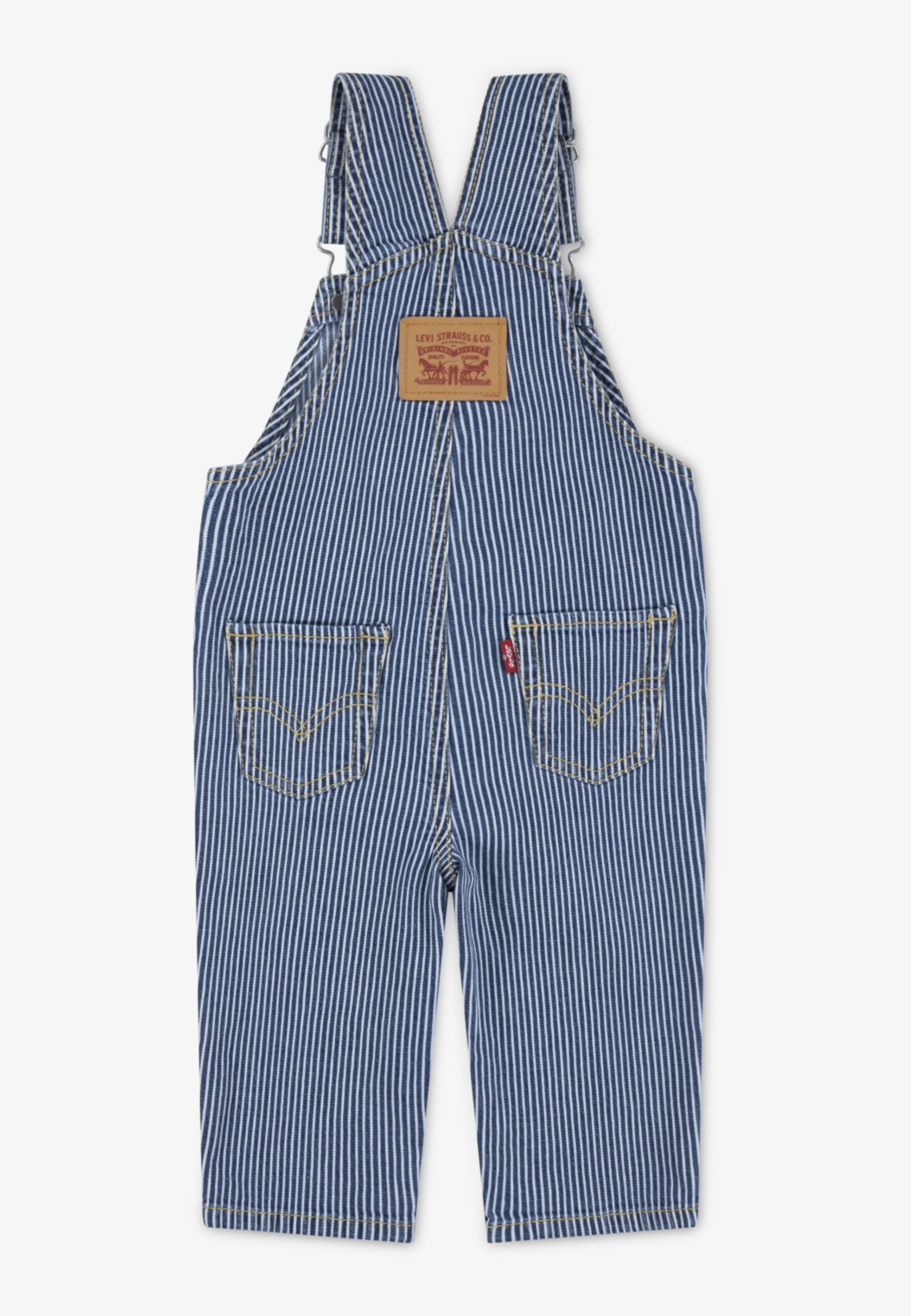 Levi's® RAILROAD STRIPE OVERALL - Dungarees - yucatan