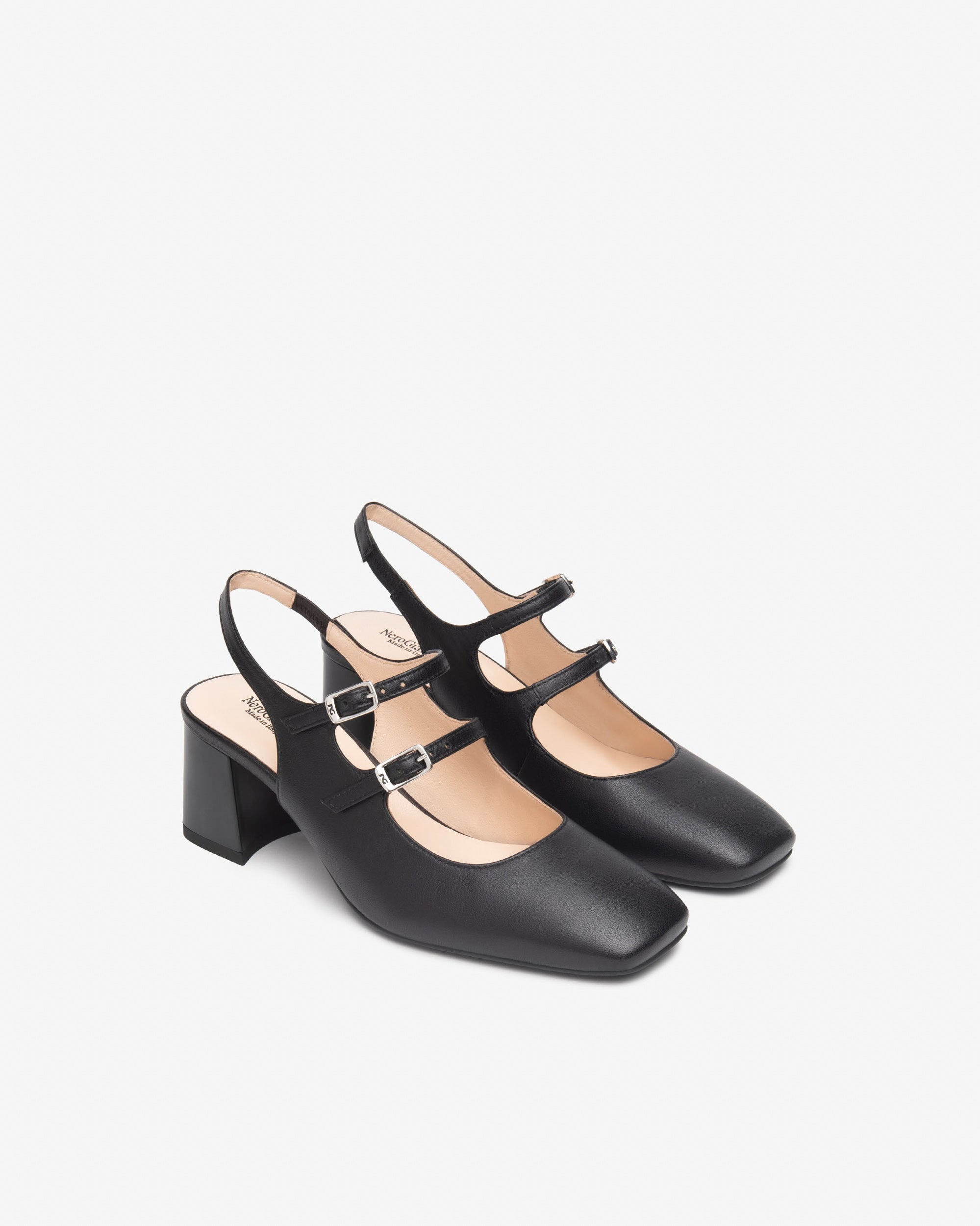  Damen-Pumps aus Leder