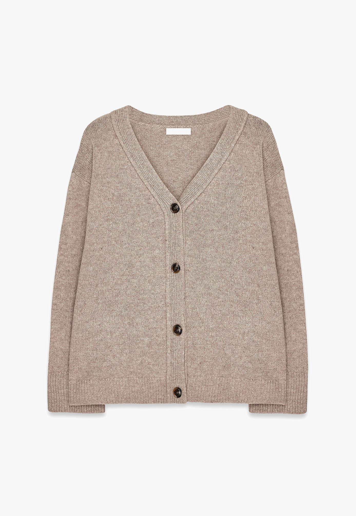 NA-KD OVERSIZED - Cardigã - bege