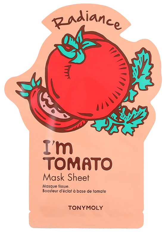 I'm Tomato Mask Sheet Glow Radiance sejas maska Sejas maskas