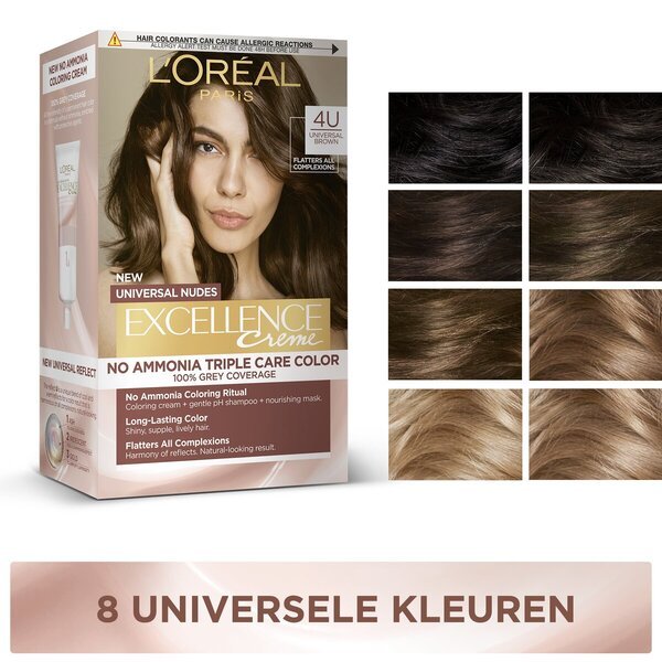 L'Oréal Paris Excellence 1U Nudes crna trajna boja za kosu