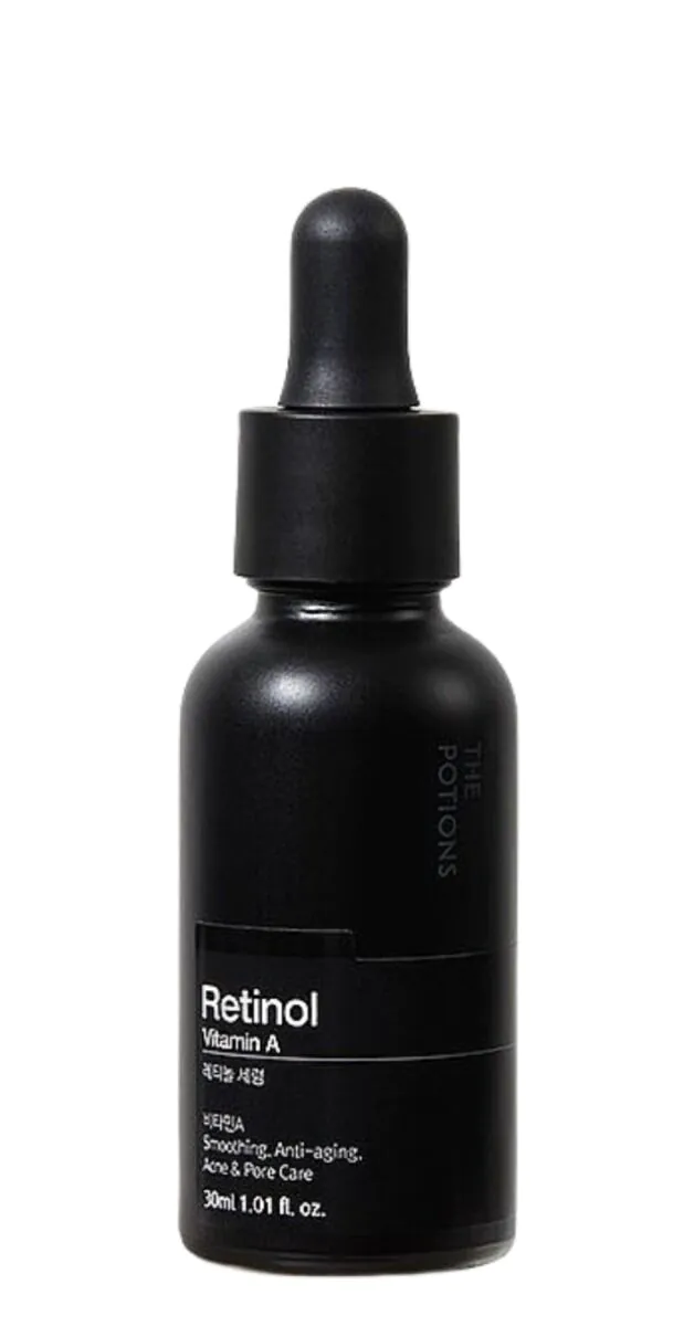 The Potions Black Line Retinol Wygładzające serum do twarzy z retinolem