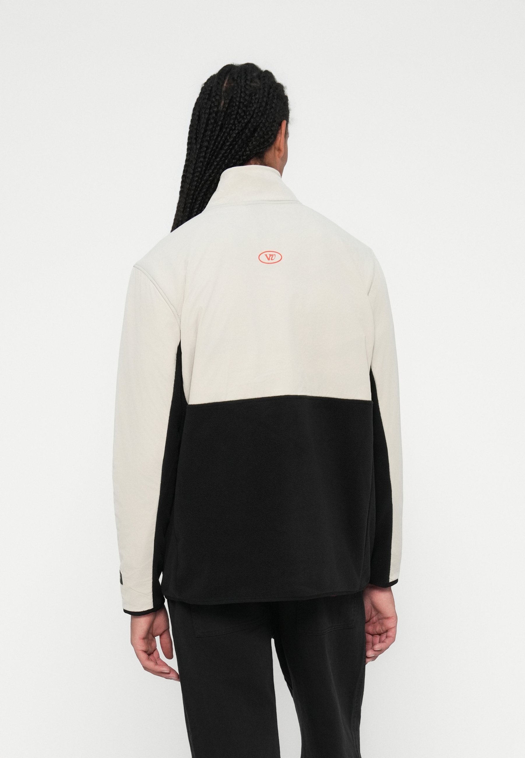 Veste polaire Rivvia Projects BLUR 1/2 ZIP - Noir/Bleu