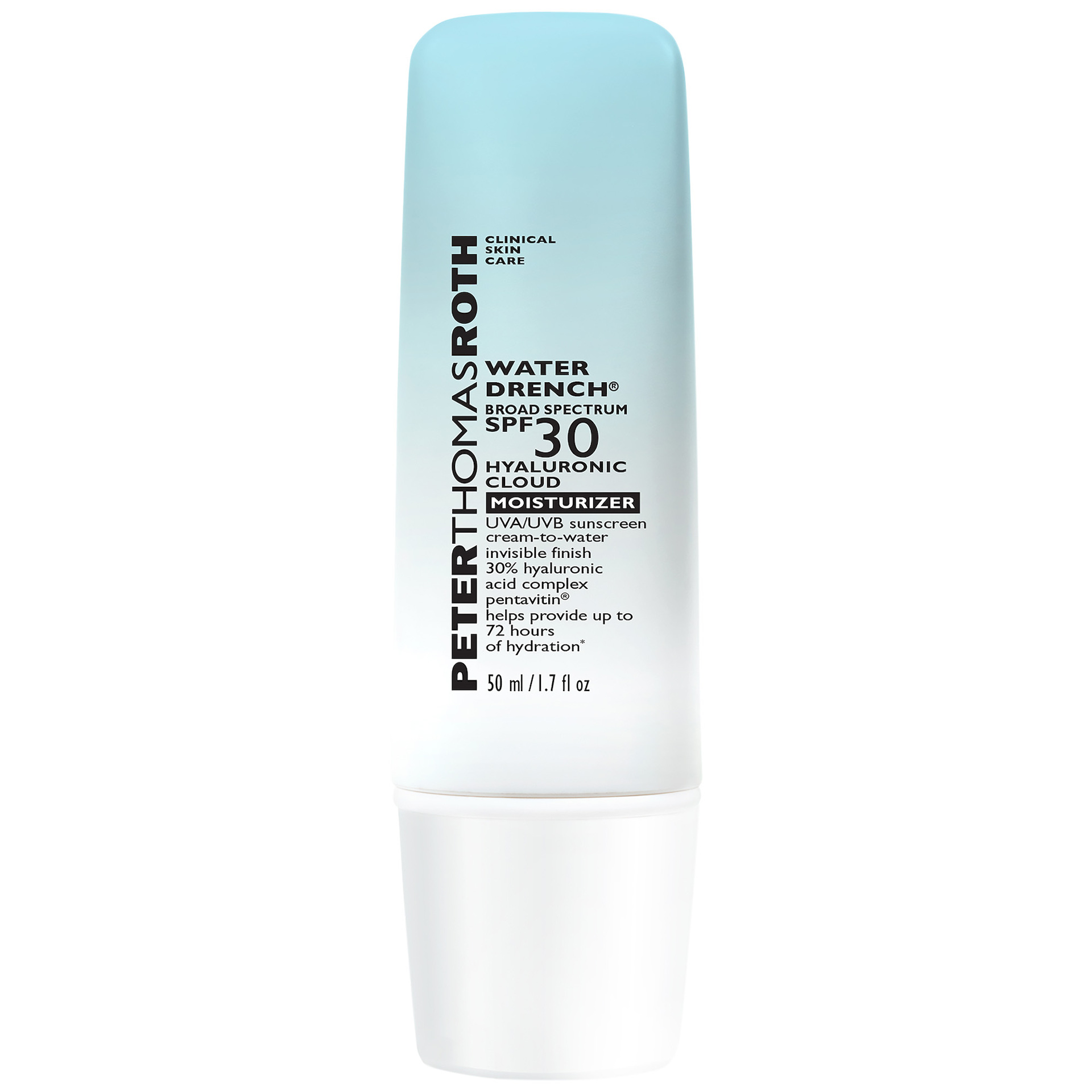 Water Drench Széles Spektrumú SPF30 Hialuronsavas Felhőhidratáló 50 ml - Peter Thomas Roth