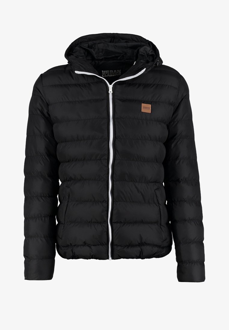 Jaqueta acolchoada básica Urban Classics - Jaqueta de inverno - preto/branco/preto