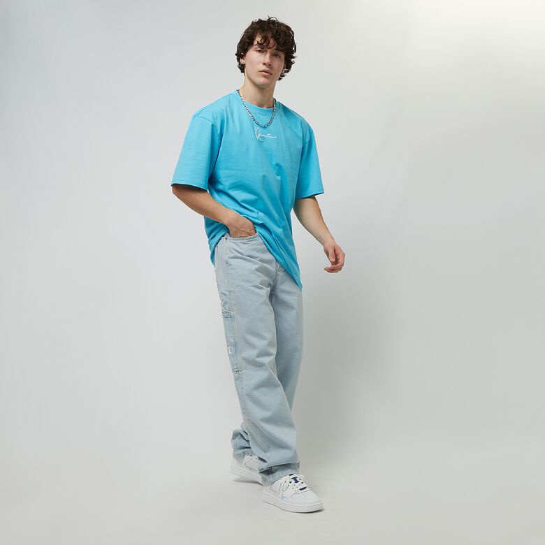 Retro baggy denim voor op het werk