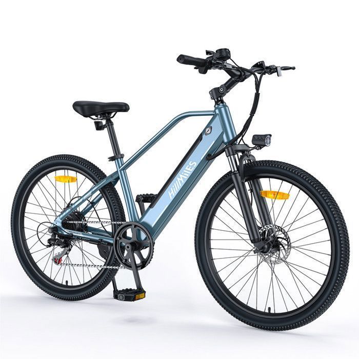 Bicicleta elétrica - HILLMILES - MileTrail 1 - Bateria removível de 36V 13Ah - Autonomia de 100km - Freios hidráulicos