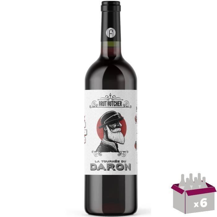 Domaine de Fabrègues La Tournée du Daron Pays d'Hérault - Vin rouge de Languedoc x6