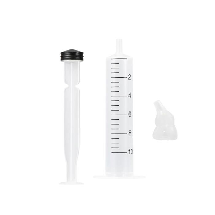 Jeringa aspiradora nasal para bebés, punta suave, plástico resistente, higiénica y fácil de limpiar.
